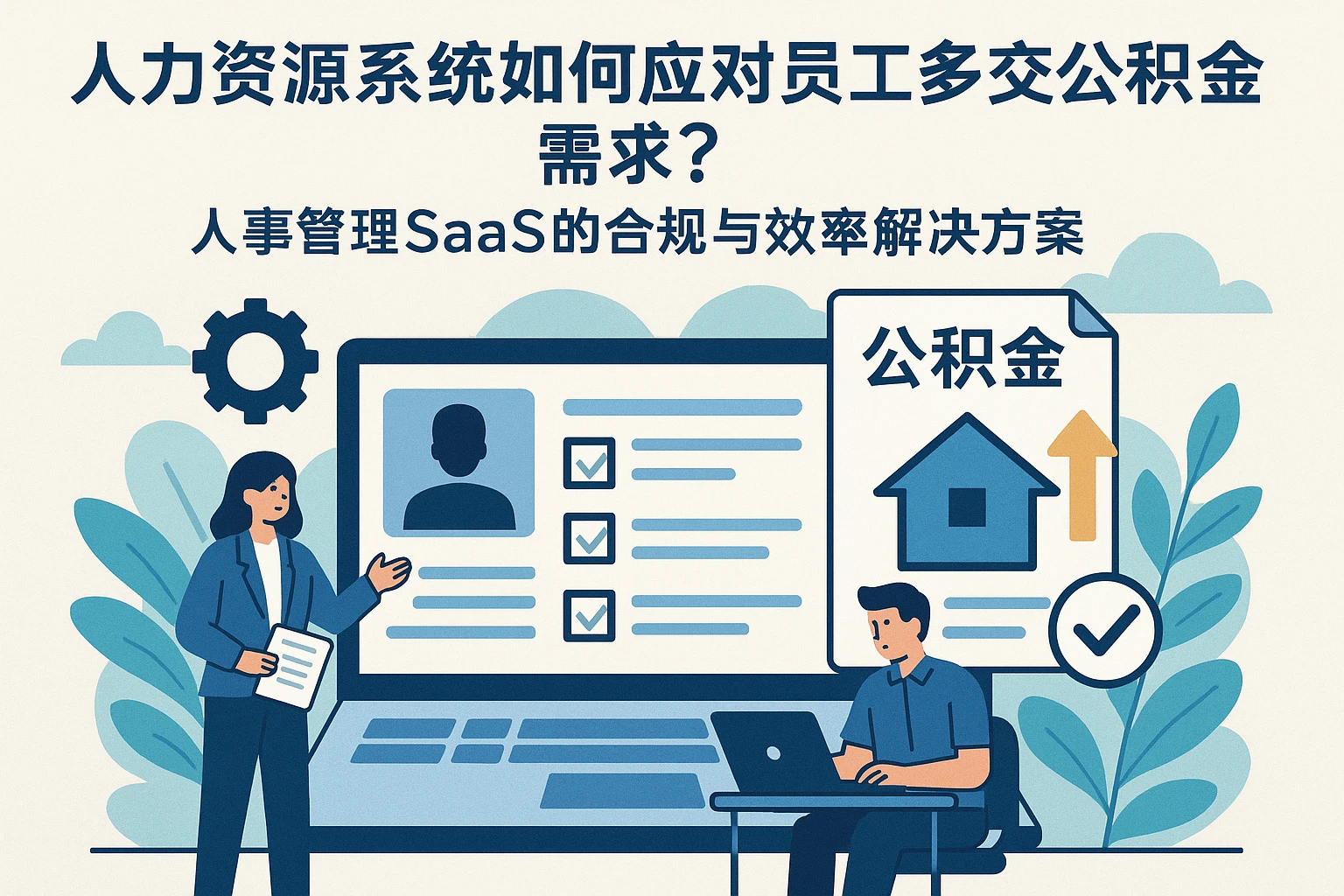 人力资源系统如何应对员工多交公积金需求？人事管理SaaS的合规与效率解决方案