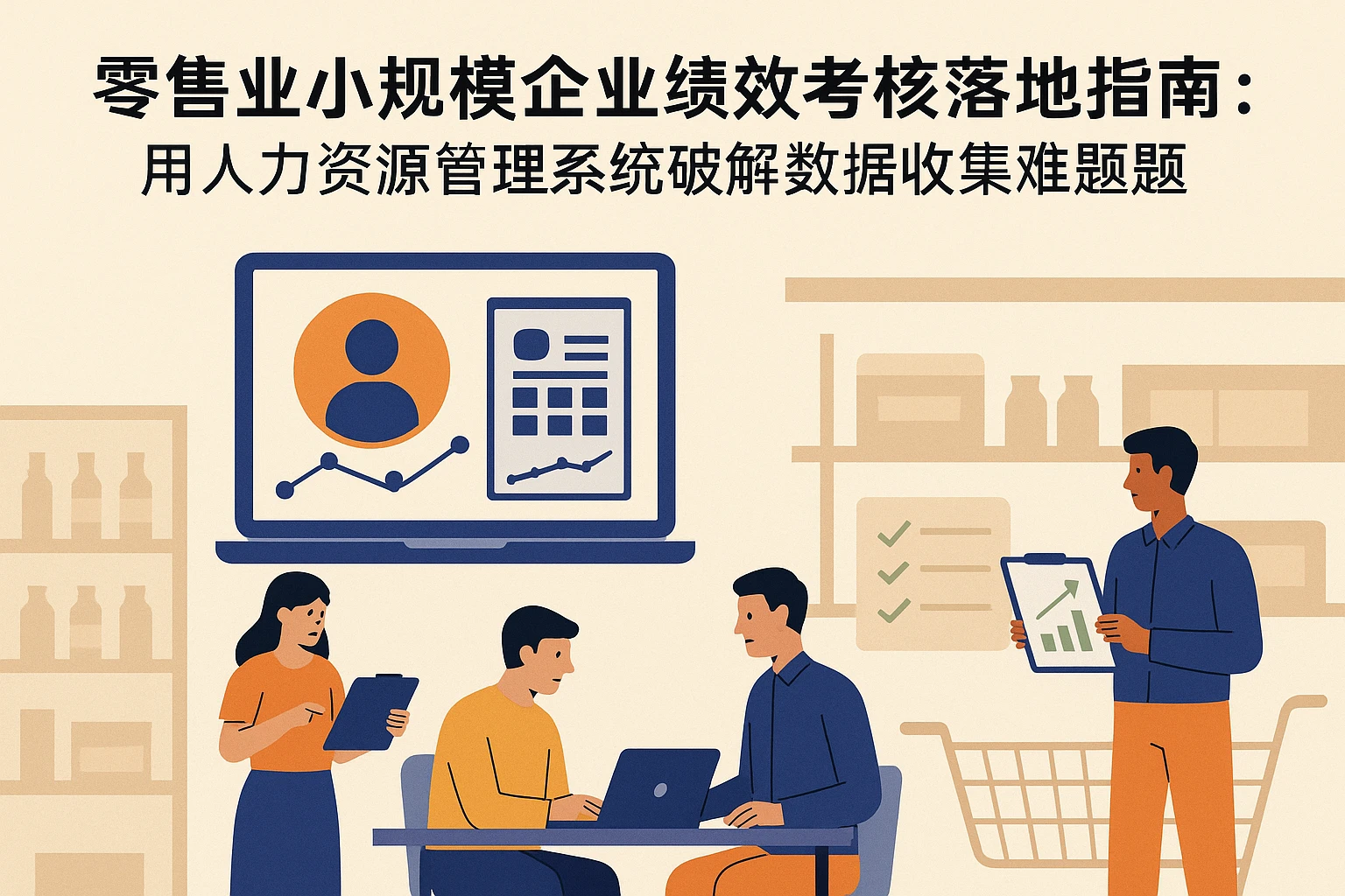 零售业小规模企业绩效考核落地指南：用人力资源管理系统破解数据收集难题