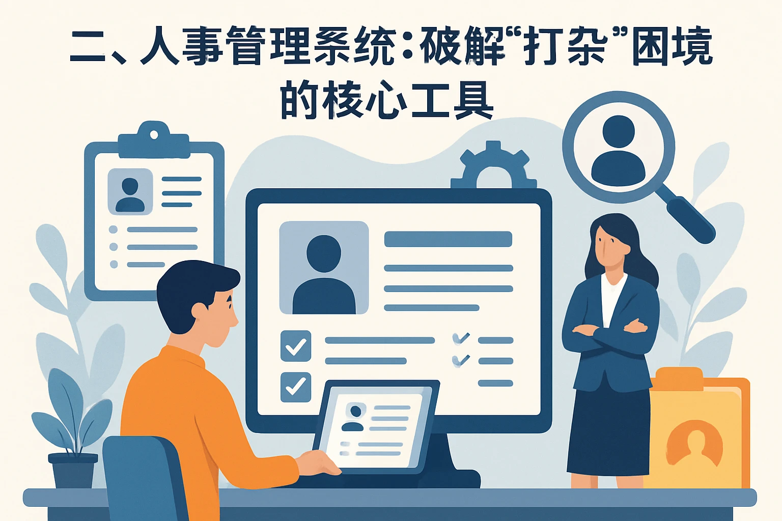 二、人事管理系统：破解“打杂”困境的核心工具