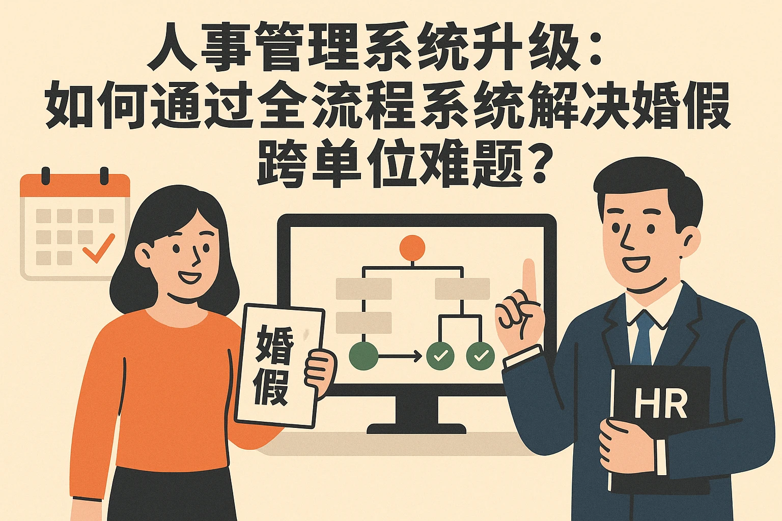 人事管理系统升级：如何通过全流程系统解决婚假跨单位难题？