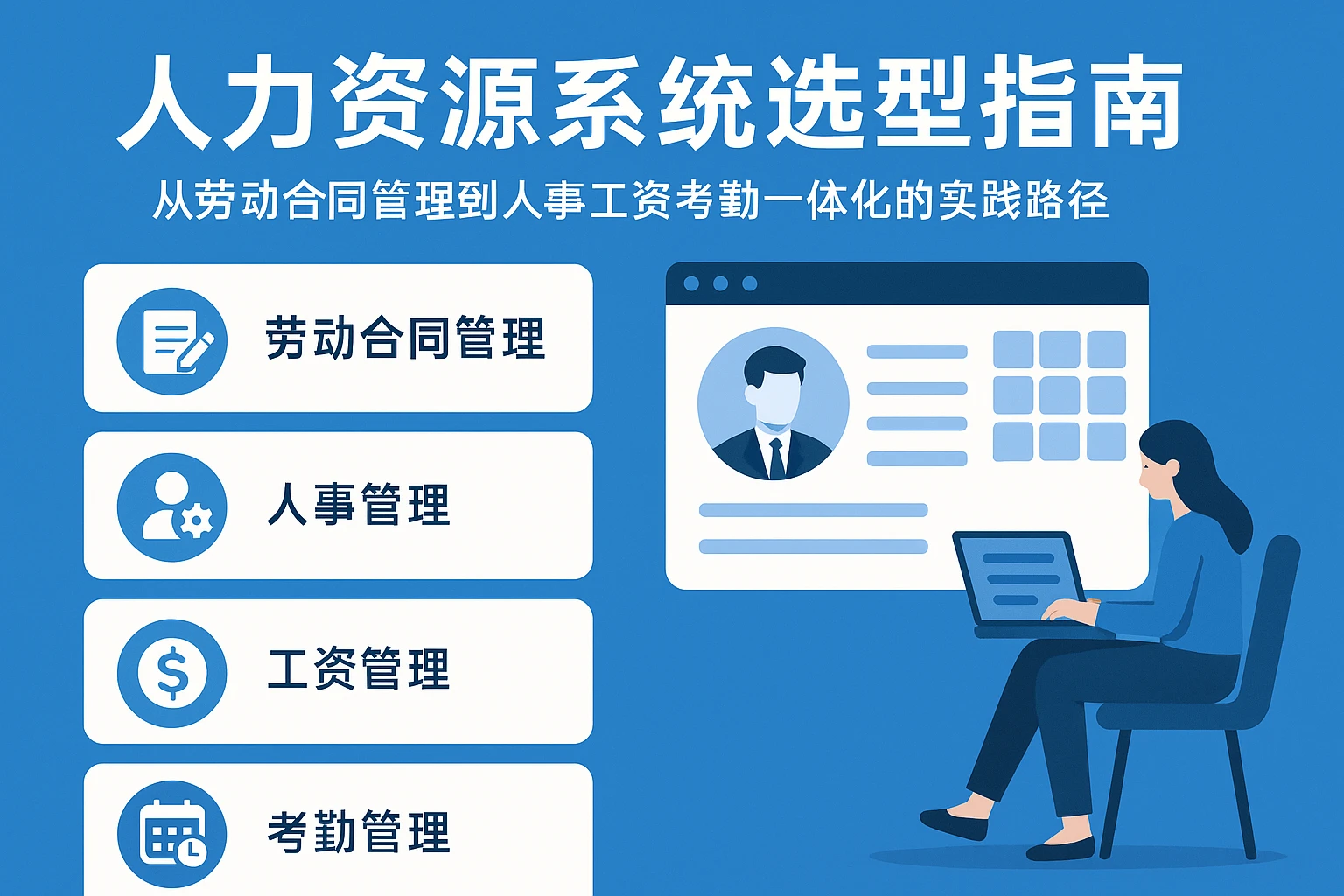 人力资源系统选型指南：从劳动合同管理到人事工资考勤一体化的实践路径