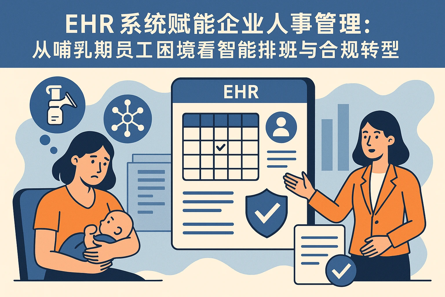 EHR系统赋能企业人事管理：从哺乳期员工困境看智能排班与合规转型