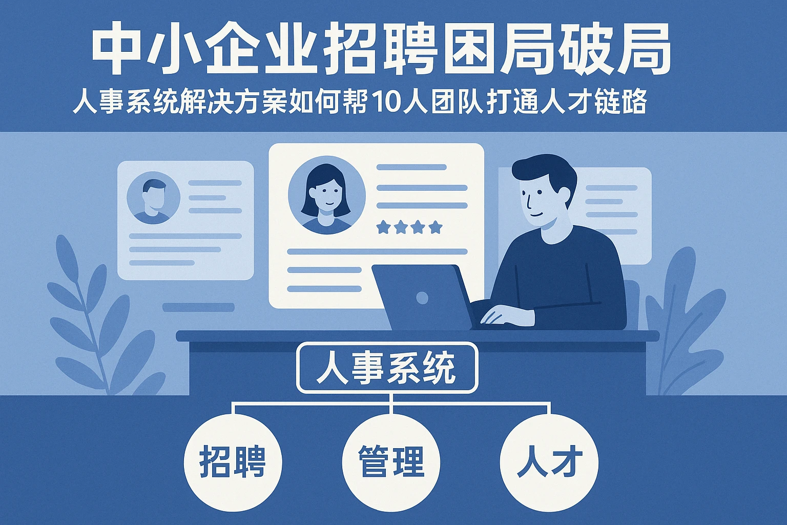 中小企业招聘困局破局：人事系统解决方案如何帮10人团队打通人才链路