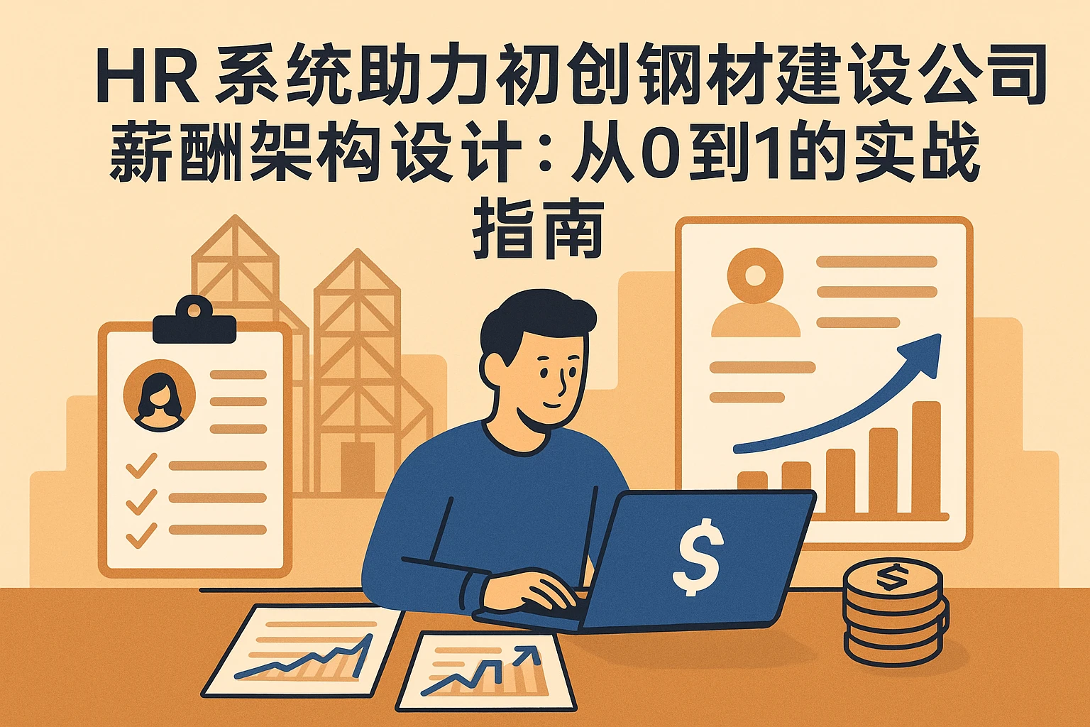 HR系统助力初创钢材建筑公司薪酬架构设计：从0到1的实战指南