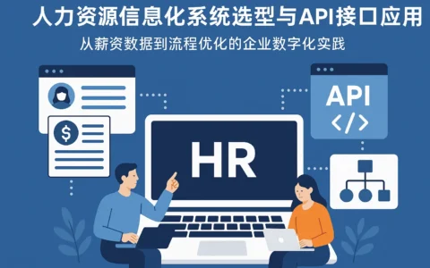 人力资源信息化系统选型与API接口应用：从薪资数据到流程优化的企业数字化实践
