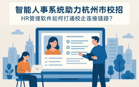 智能人事系统助力杭州市校招：HR管理软件如何打通校企连接链路？
