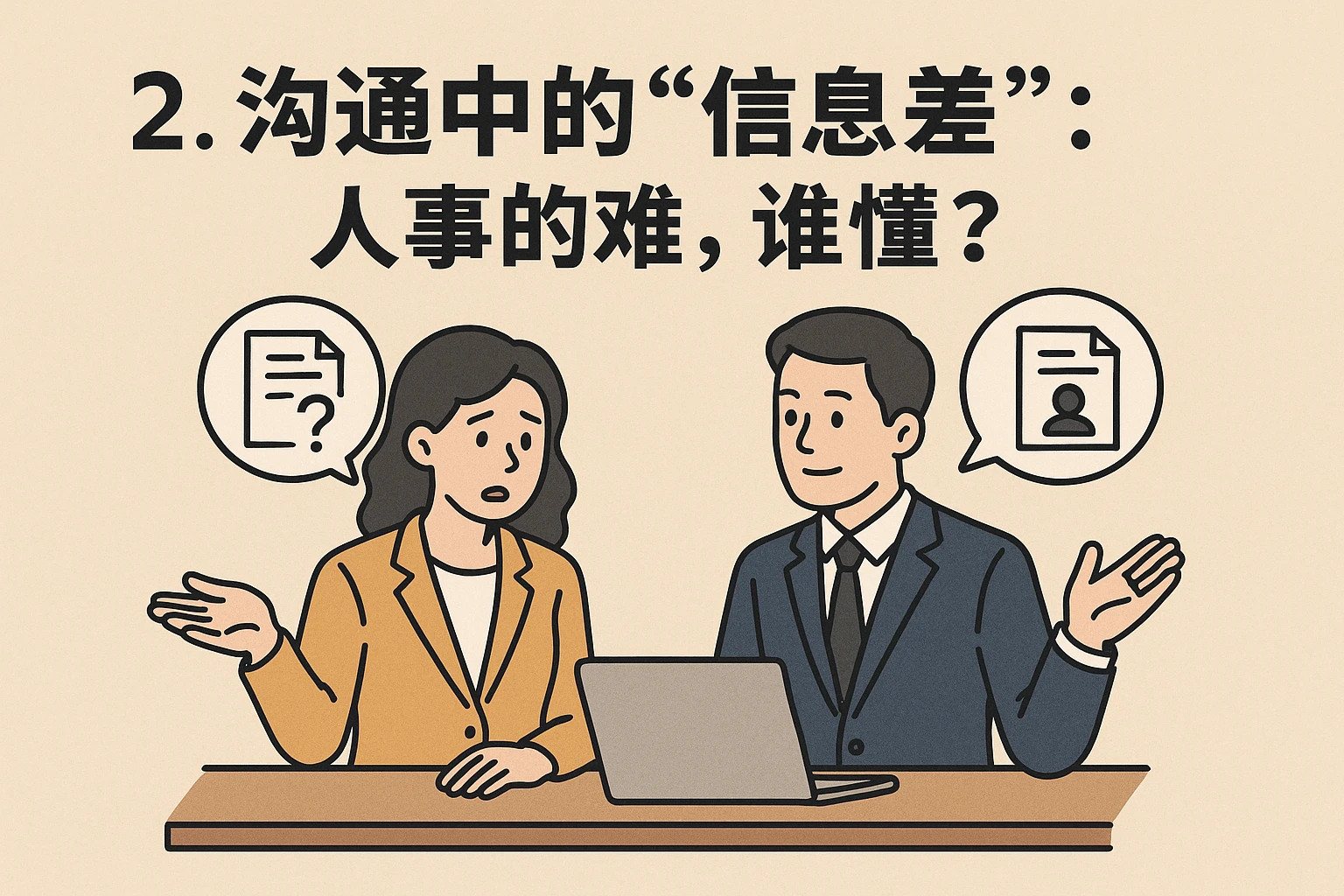 2. 沟通中的“信息差”：人事的难，谁懂？