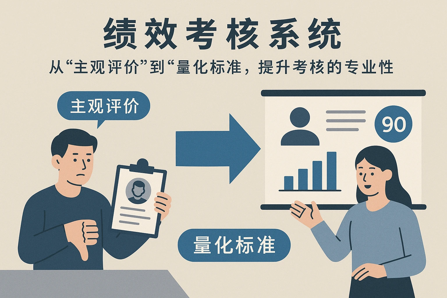 2. 绩效考核系统：从“主观评价”到“量化标准”，提升考核的专业性