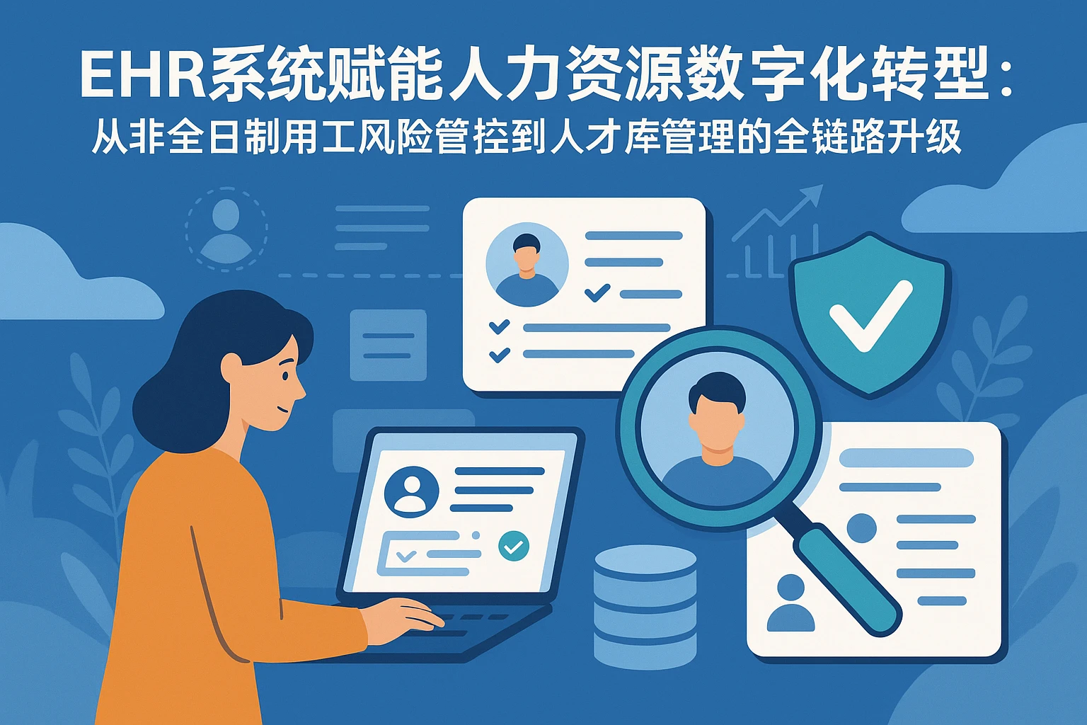EHR系统赋能人力资源数字化转型:从非全日制用工风险管控到人才库管理的全链路升级