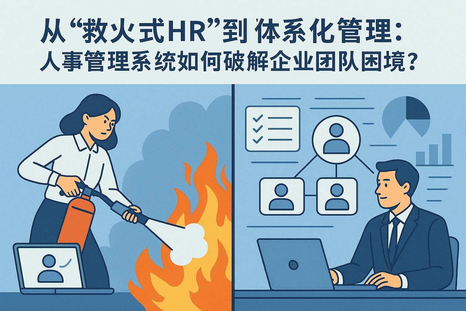 从“救火式HR”到“体系化管理”：人事管理系统如何破解企业团队困境？
