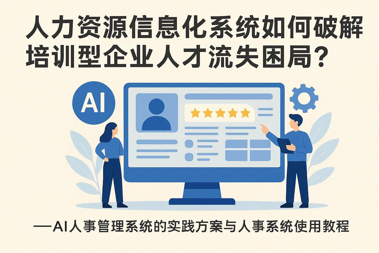 人力资源信息化系统如何破解培训型企业人才流失困局？——AI人事管理系统的实践方案与人事系统使用教程