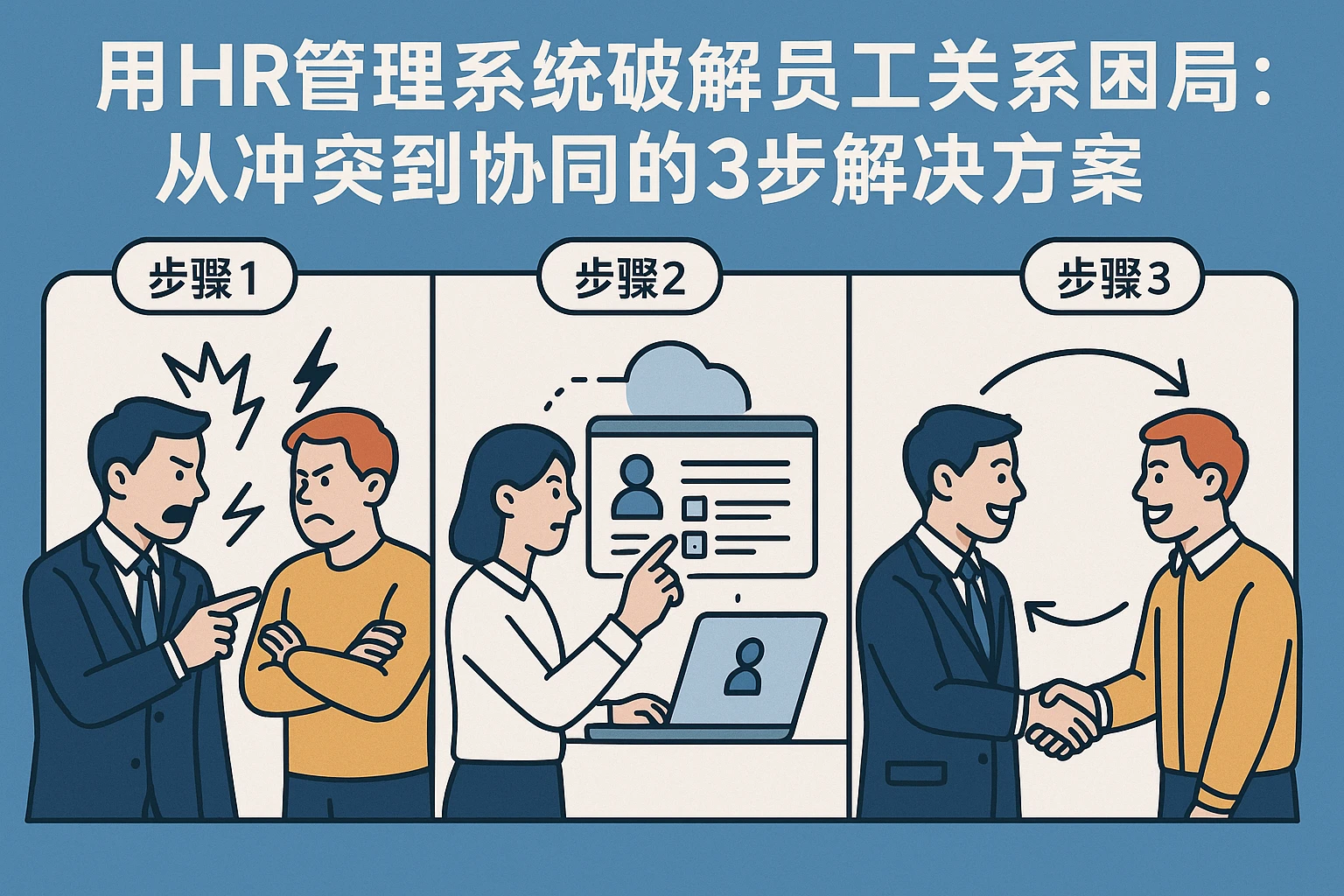 用HR管理系统破解员工关系困局：从冲突到协同的3步解决方案