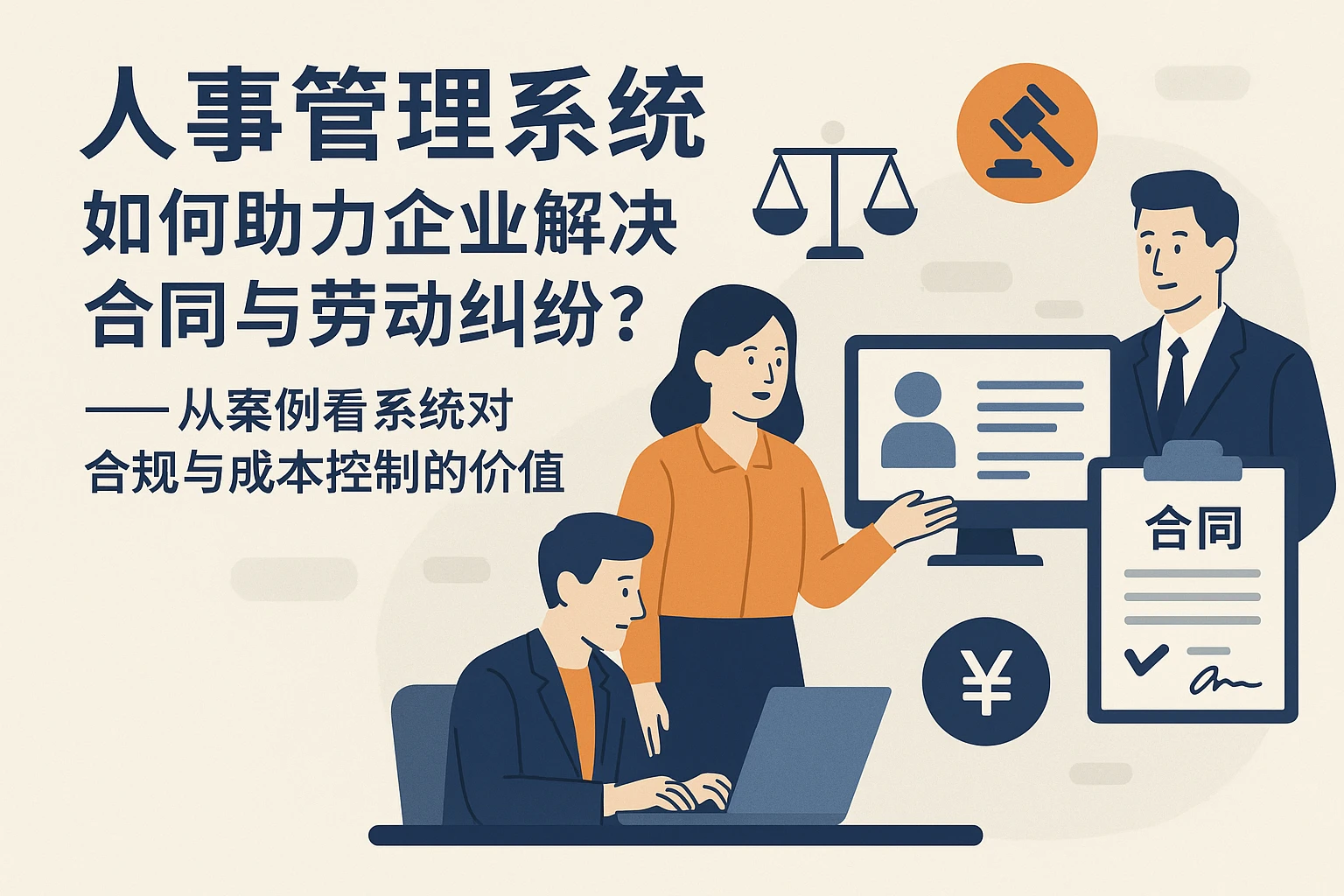 人事管理系统如何助力企业解决合同与劳动纠纷？——从案例看系统对合规与成本控制的价值