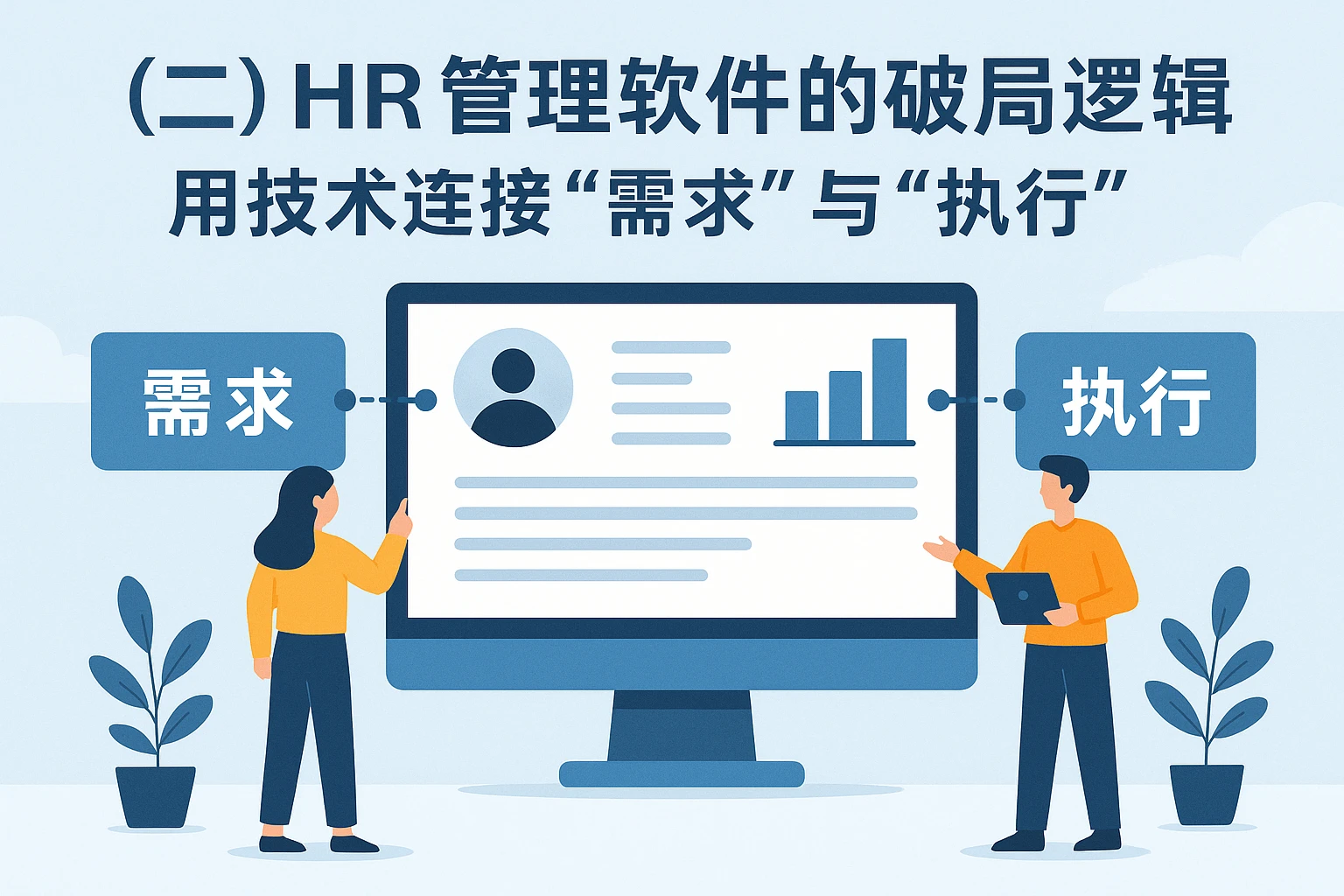 （二）HR管理软件的破局逻辑：用技术连接“需求”与“执行”