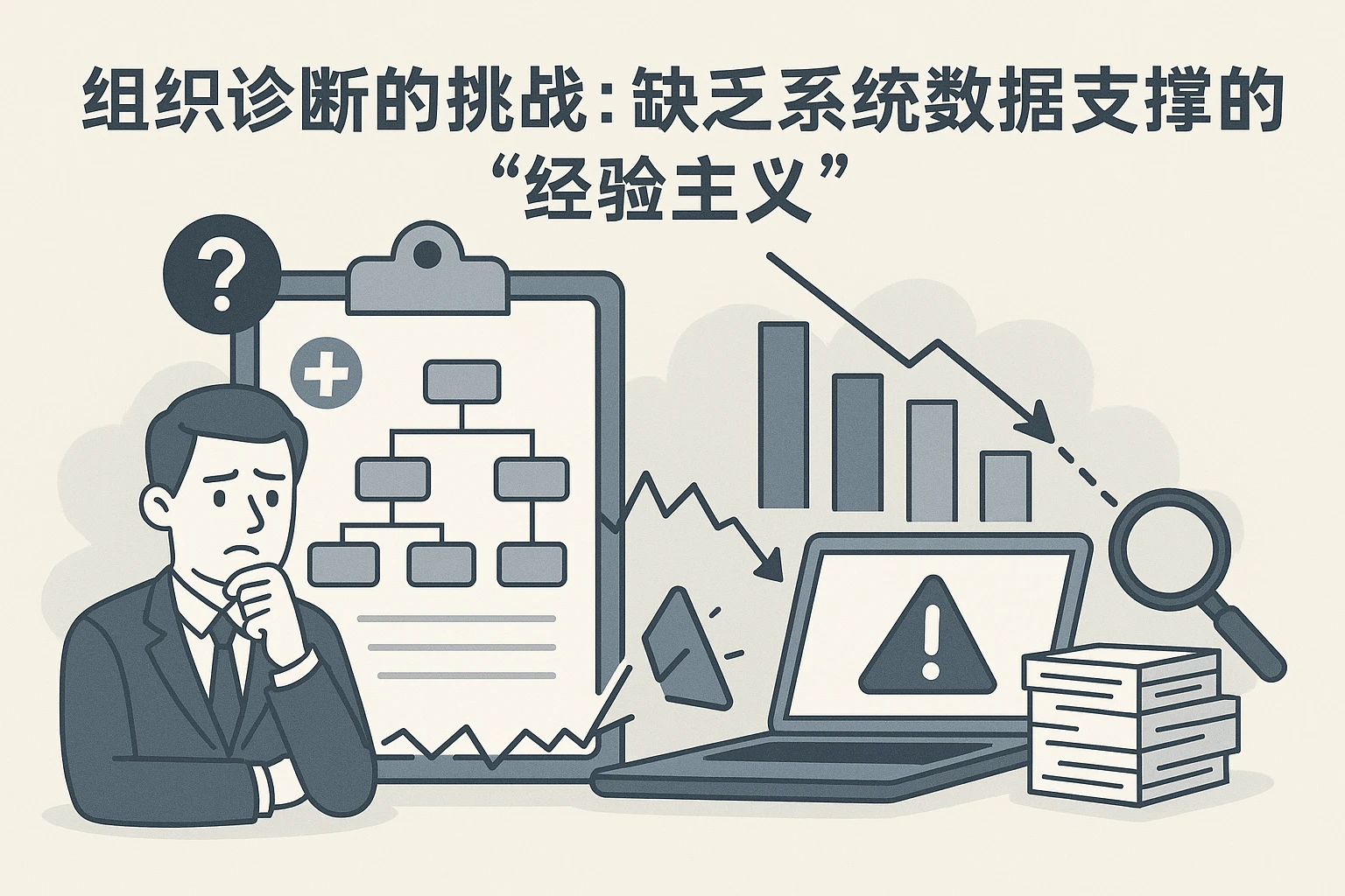 2. 组织诊断的挑战：缺乏系统数据支撑的“经验主义”