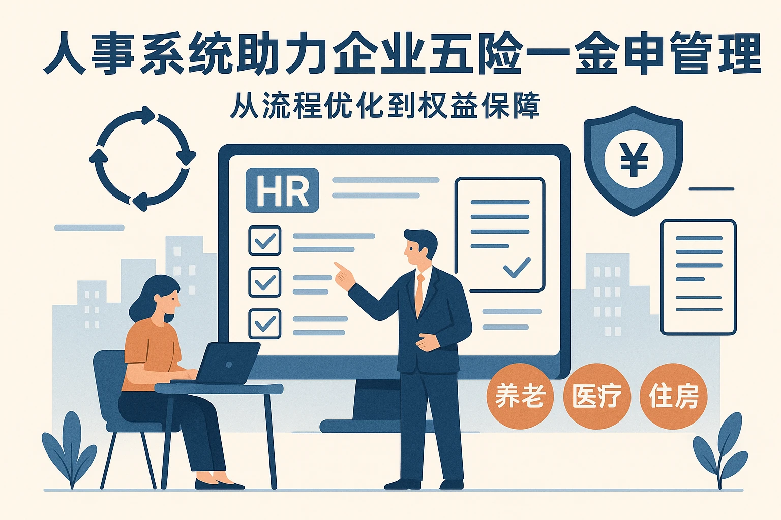 人事系统助力企业五险一金申报与管理：从流程优化到权益保障