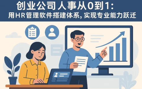 创业公司人事从0到1：用HR管理软件搭建体系，实现专业能力跃迁