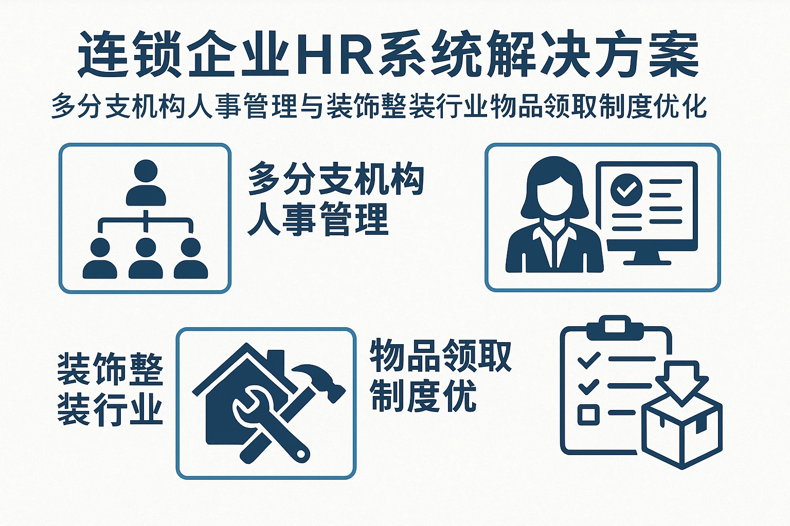 连锁企业HR系统解决方案：多分支机构人事管理与装饰整装行业物品领取制度优化