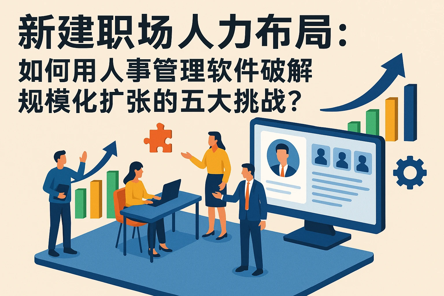 新建职场人力布局：如何用人事管理软件破解规模化扩张的五大挑战？