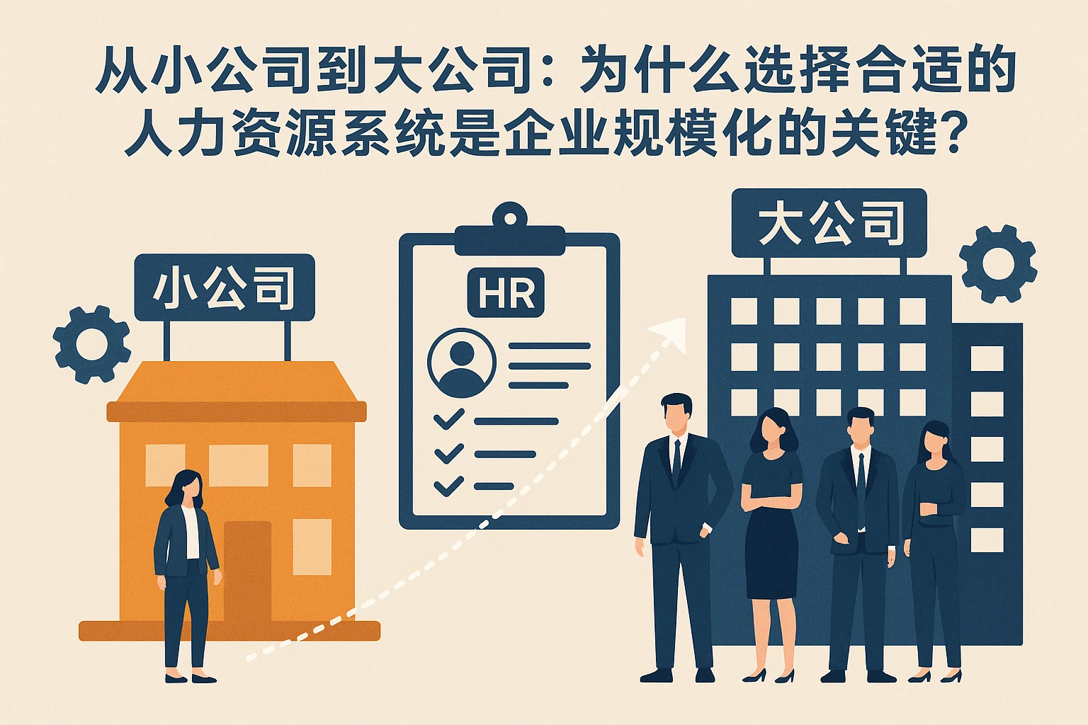 从小公司到大公司：为什么选择合适的人力资源系统是企业规模化的关键？