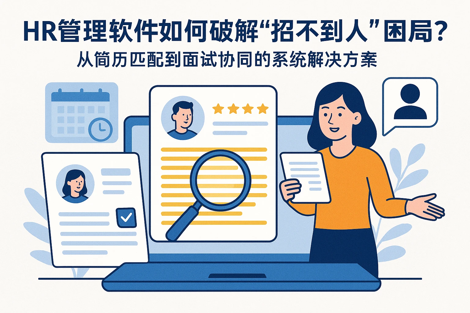 HR管理软件如何破解“招不到人”困局？从简历匹配到面试协同的系统解决方案
