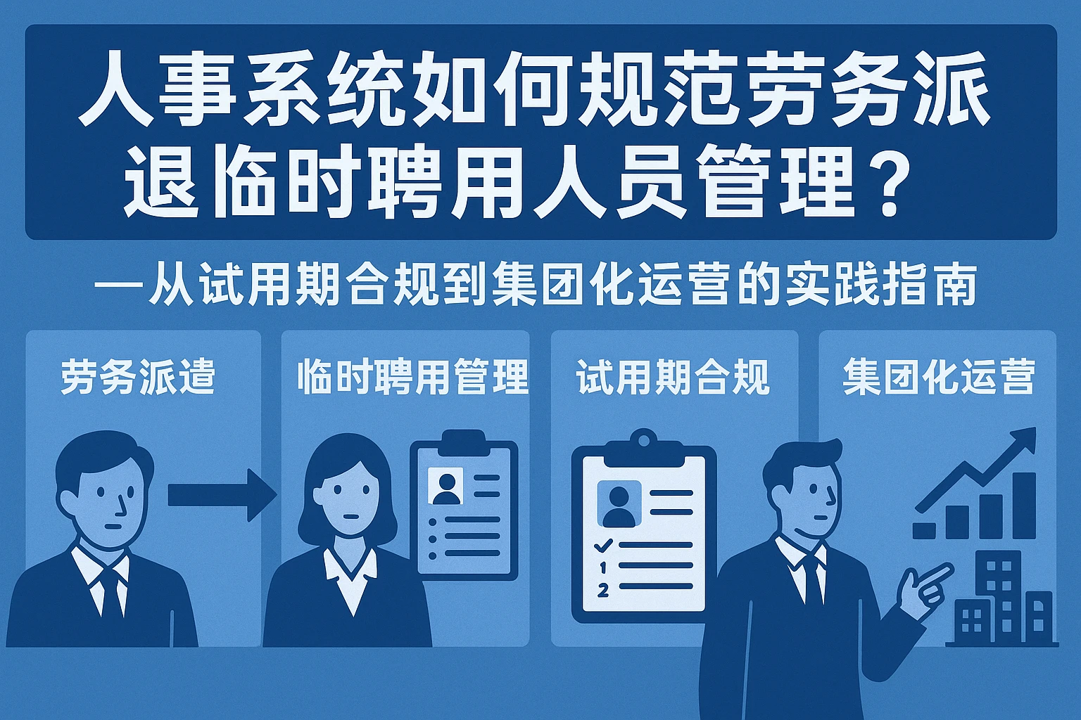 人事系统如何规范劳务派遣与临时聘用人员管理？——从试用期合规到集团化运营的实践指南