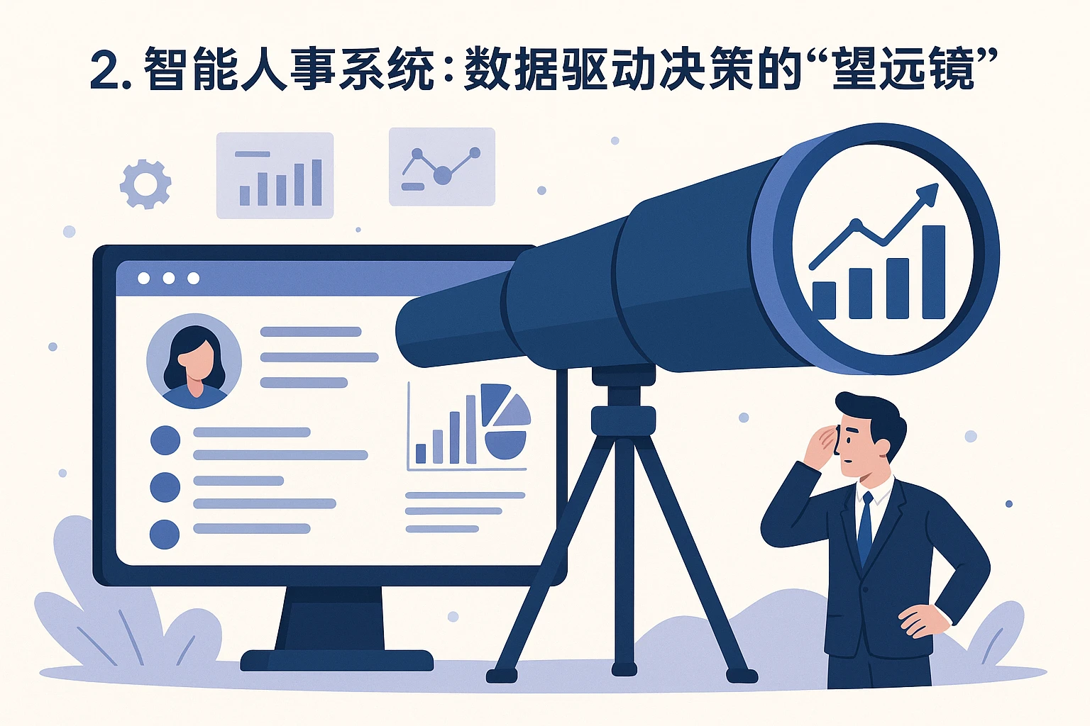 2. 智能人事系统：数据驱动决策的“望远镜”