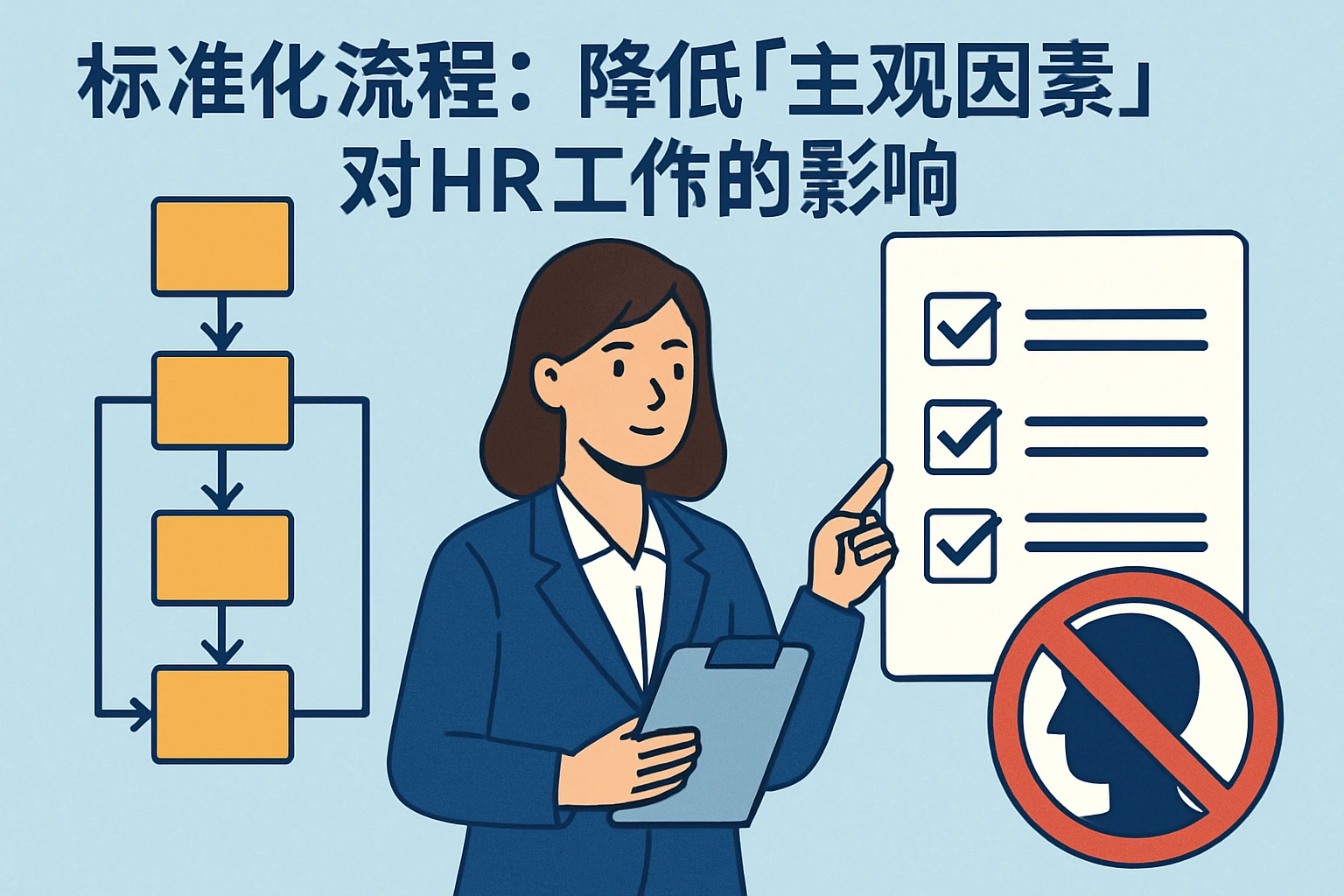 2. 标准化流程：降低“主观因素”对HR工作的影响