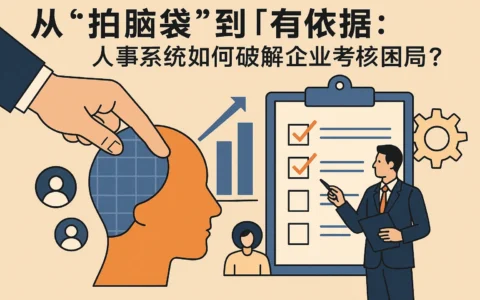 从“拍脑袋”到“有依据”：人事系统如何破解企业考核困局？
