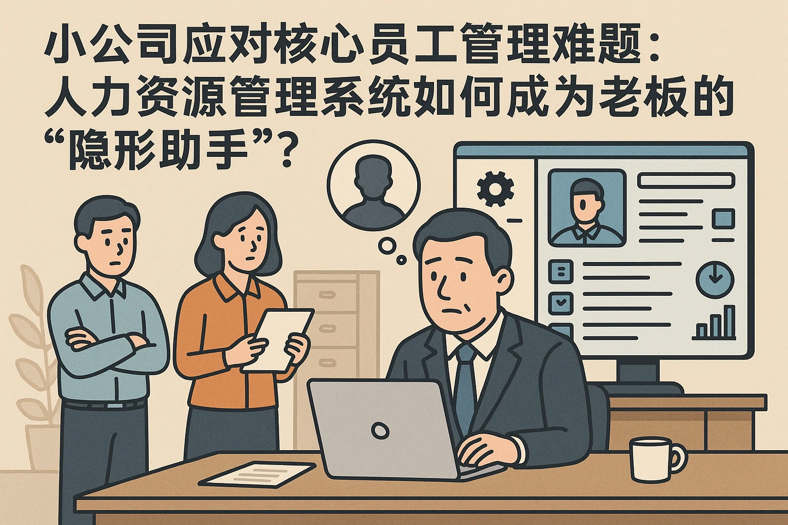 小公司应对核心员工管理难题：人力资源管理系统如何成为老板的“隐形助手”？