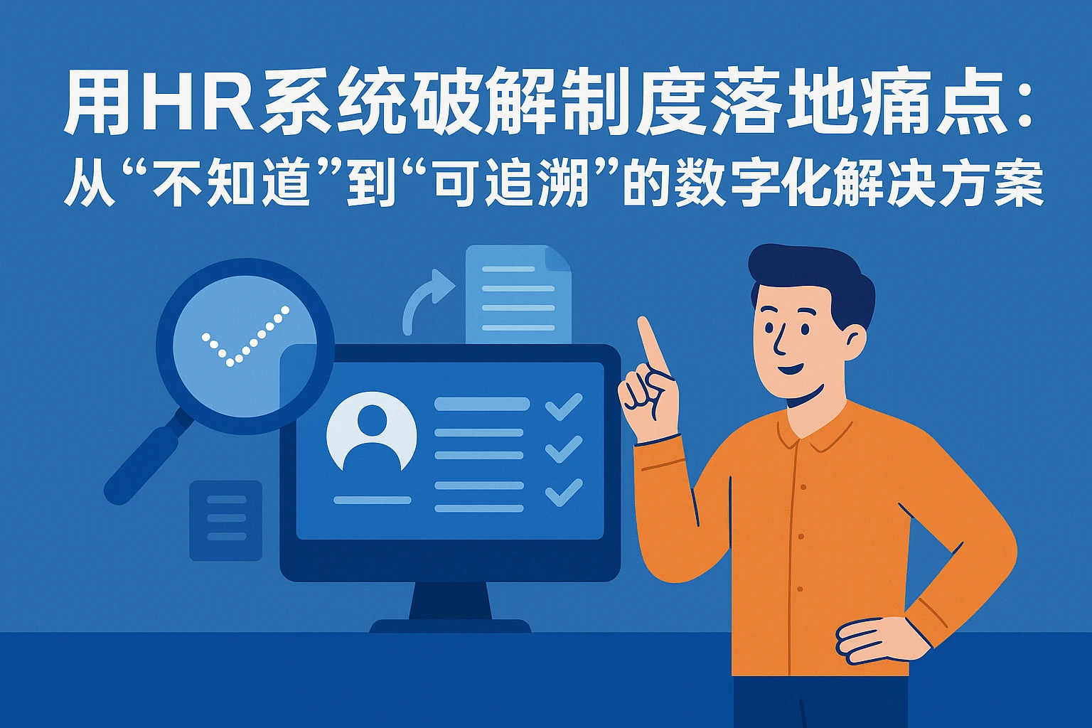 用HR系统破解制度落地痛点：从“不知道”到“可追溯”的数字化解决方案
