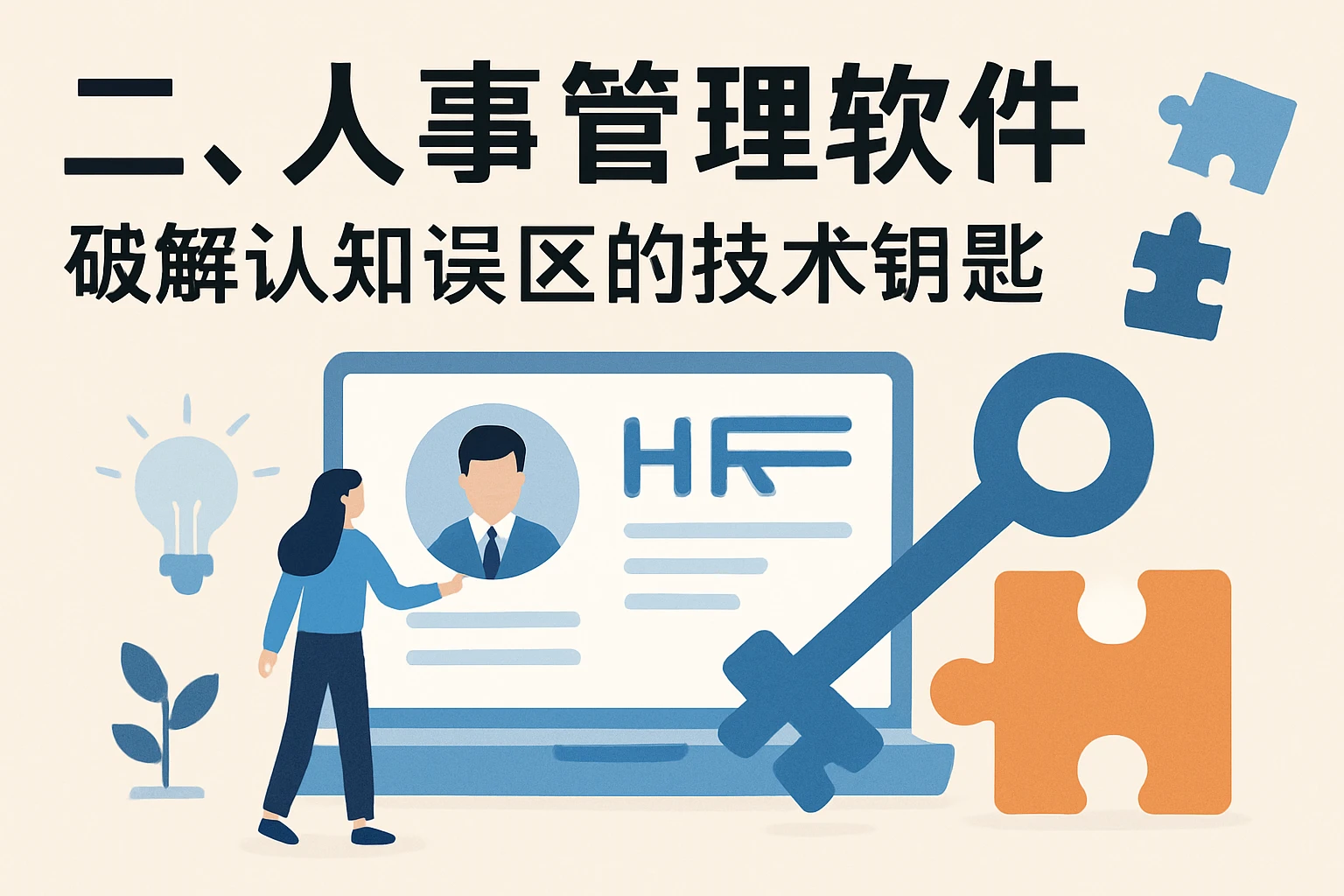 二、人事管理软件：破解认知误区的技术钥匙