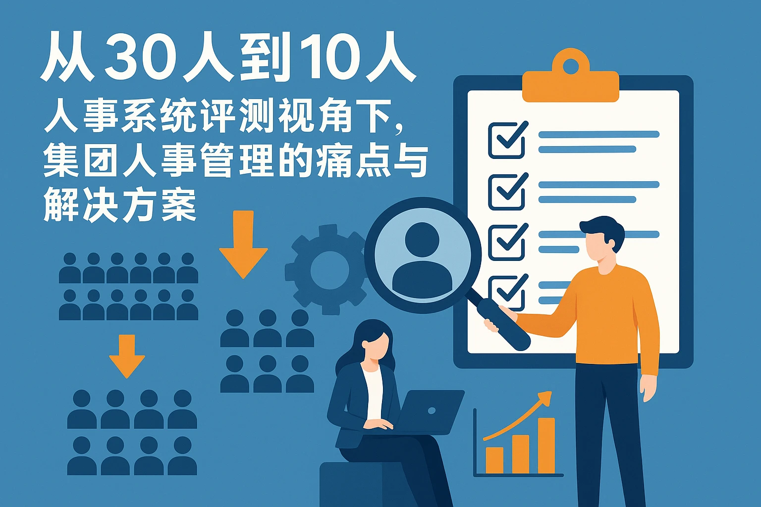 从30人到10人：人事系统评测视角下，集团人事管理的痛点与解决方案
