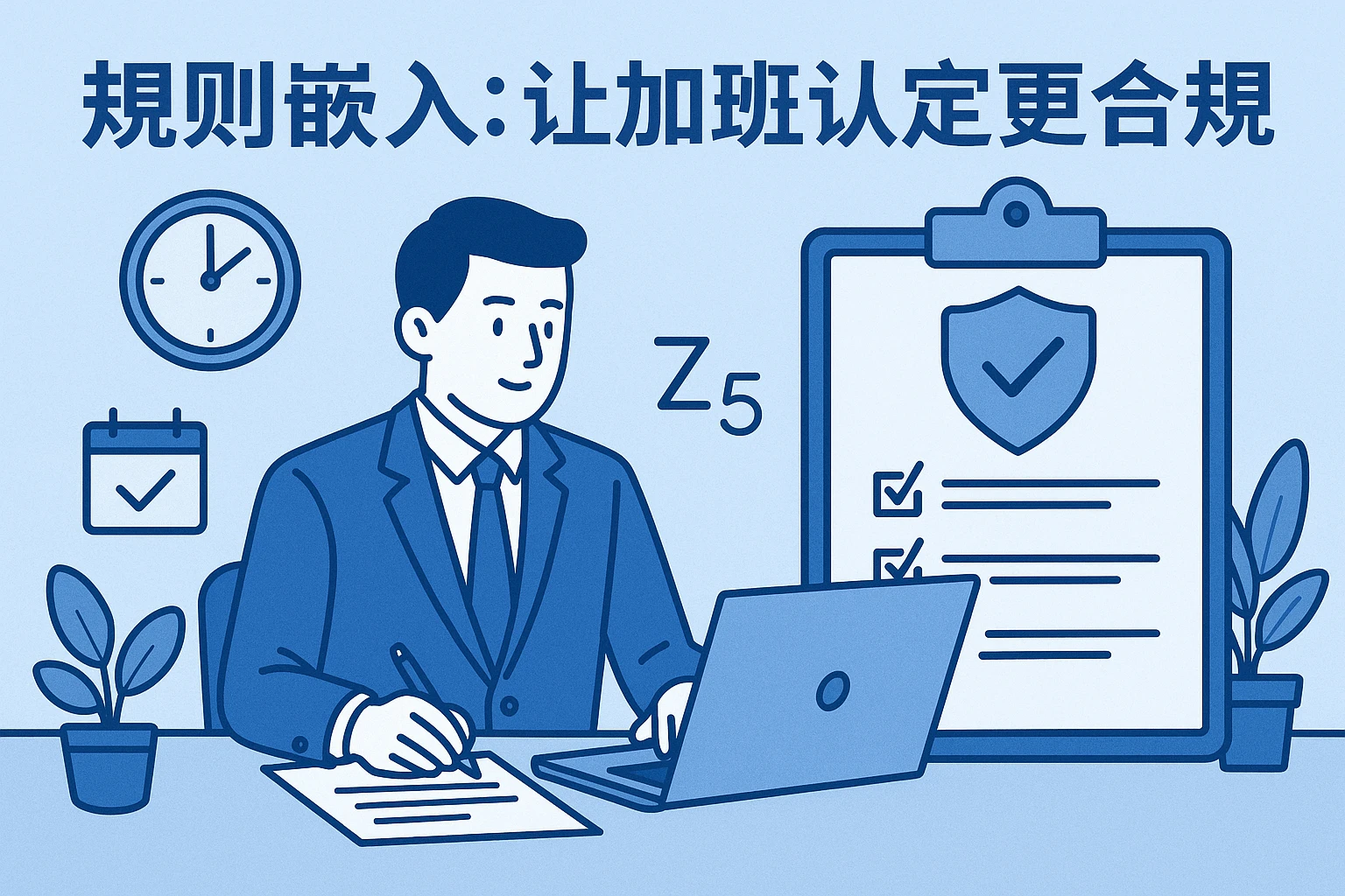 2. 规则嵌入：让加班认定更合规