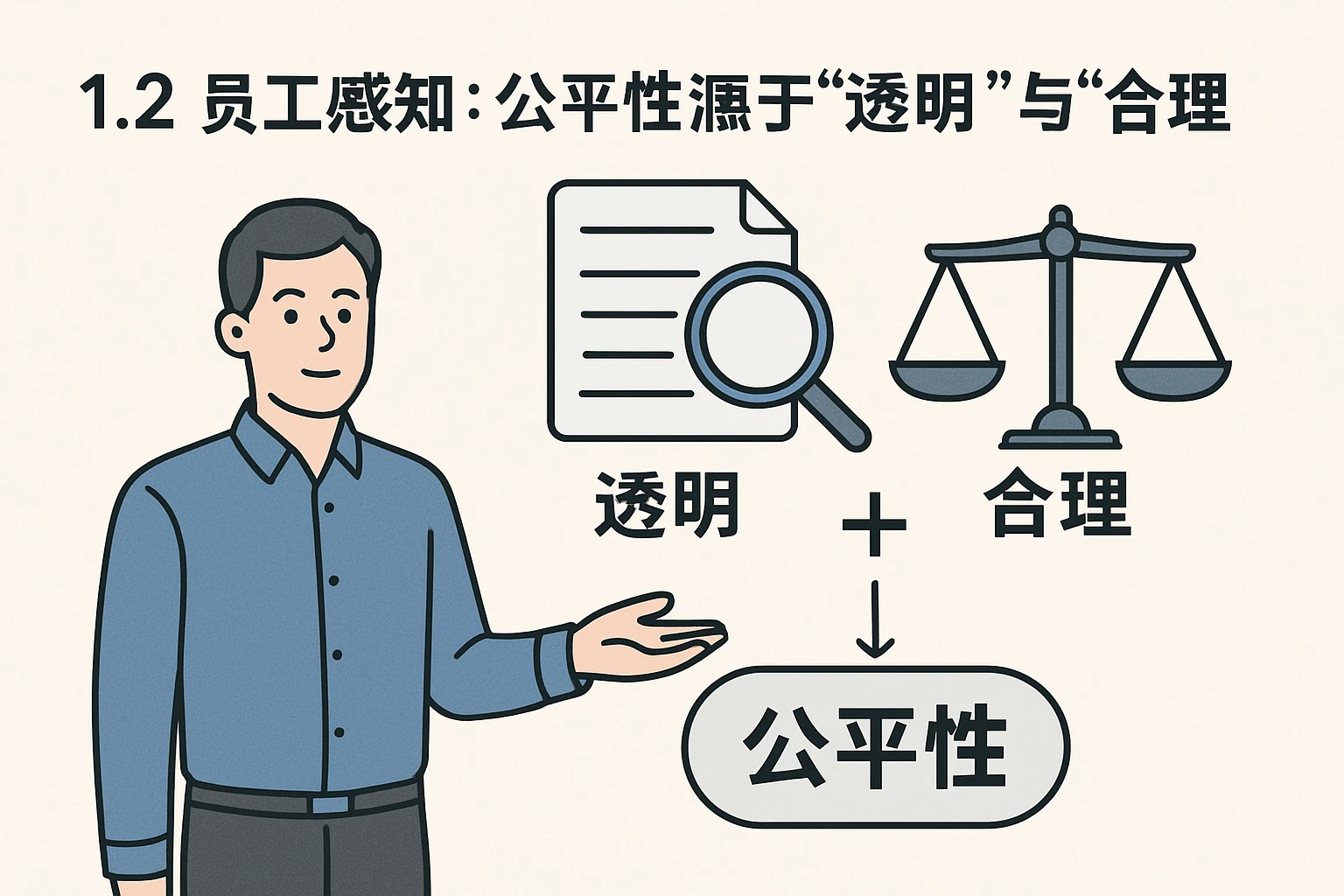 1.2 员工感知：公平性源于“透明”与“合理”