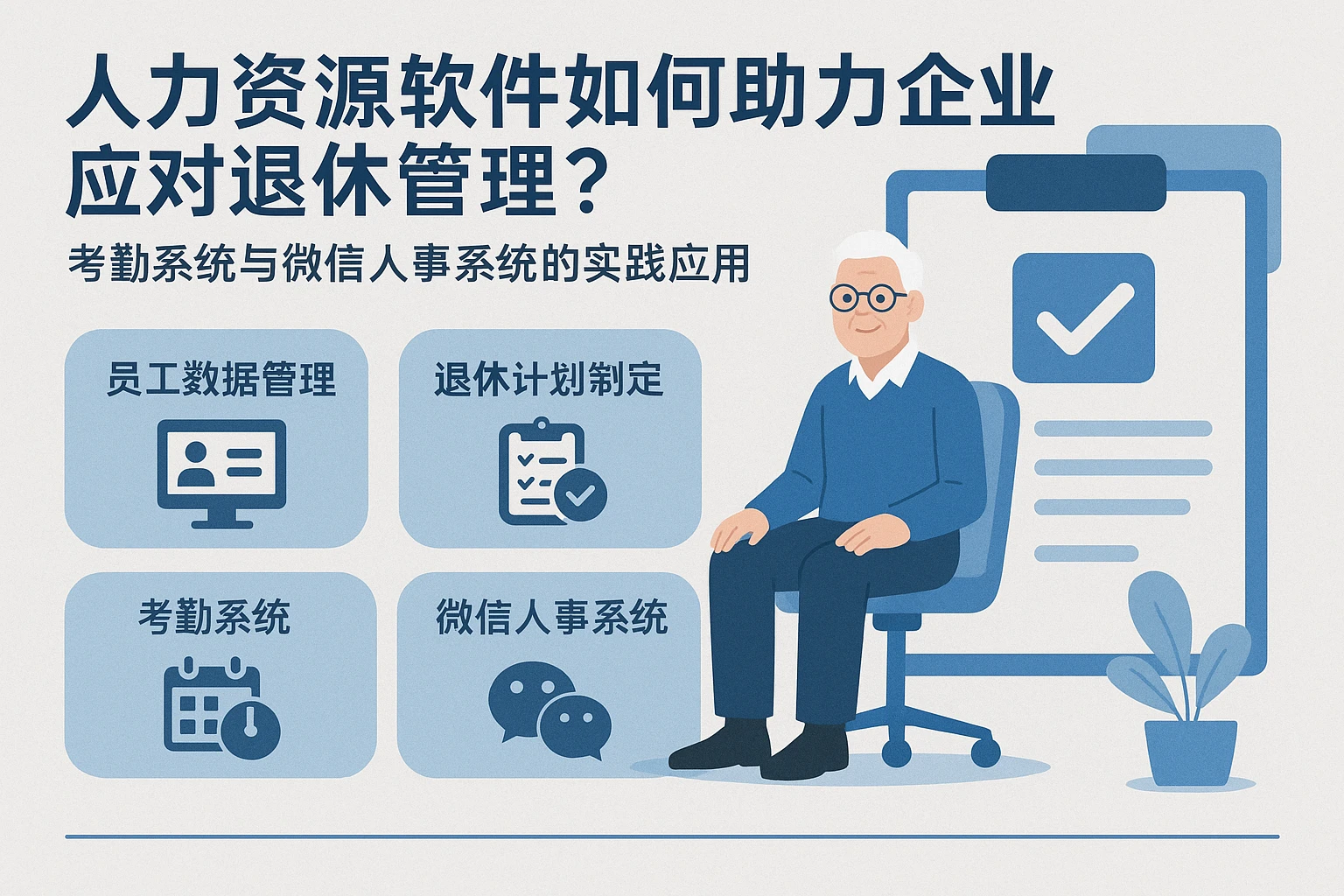 人力资源软件如何助力企业应对退休管理？考勤系统与微信人事系统的实践应用