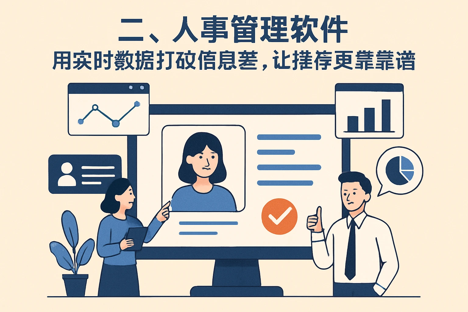 二、人事管理软件：用实时数据打破信息差，让推荐更靠谱
