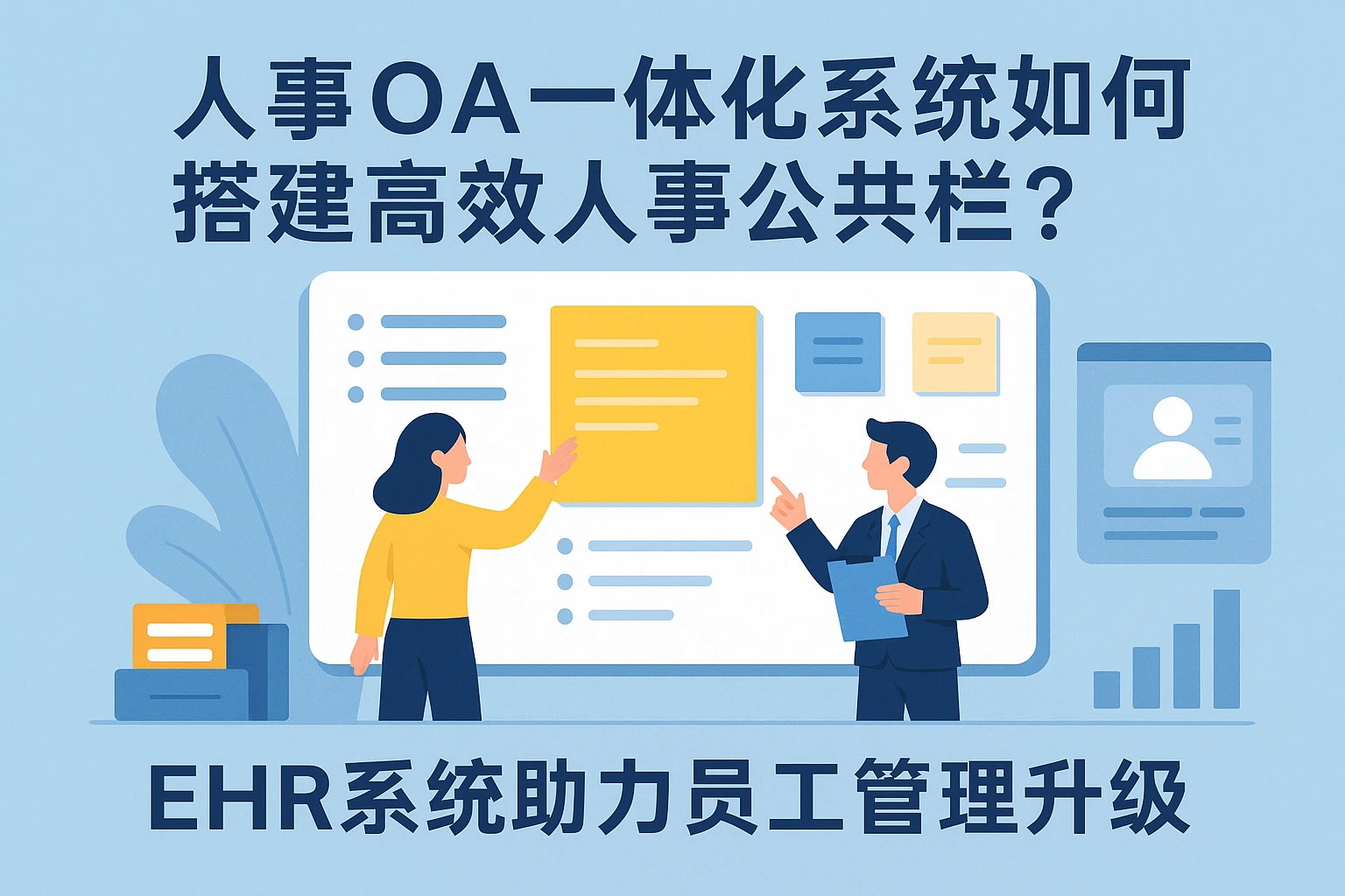 人事OA一体化系统如何搭建高效人事公共栏？EHR系统助力员工管理升级