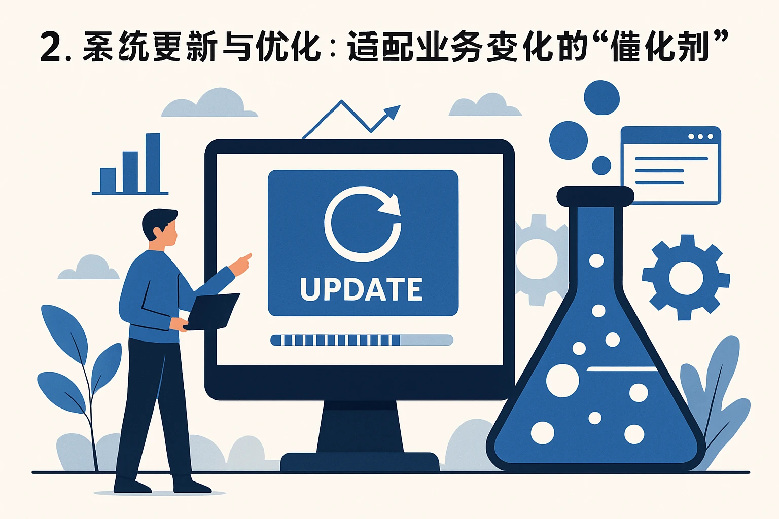 2. 系统更新与优化：适配业务变化的“催化剂”