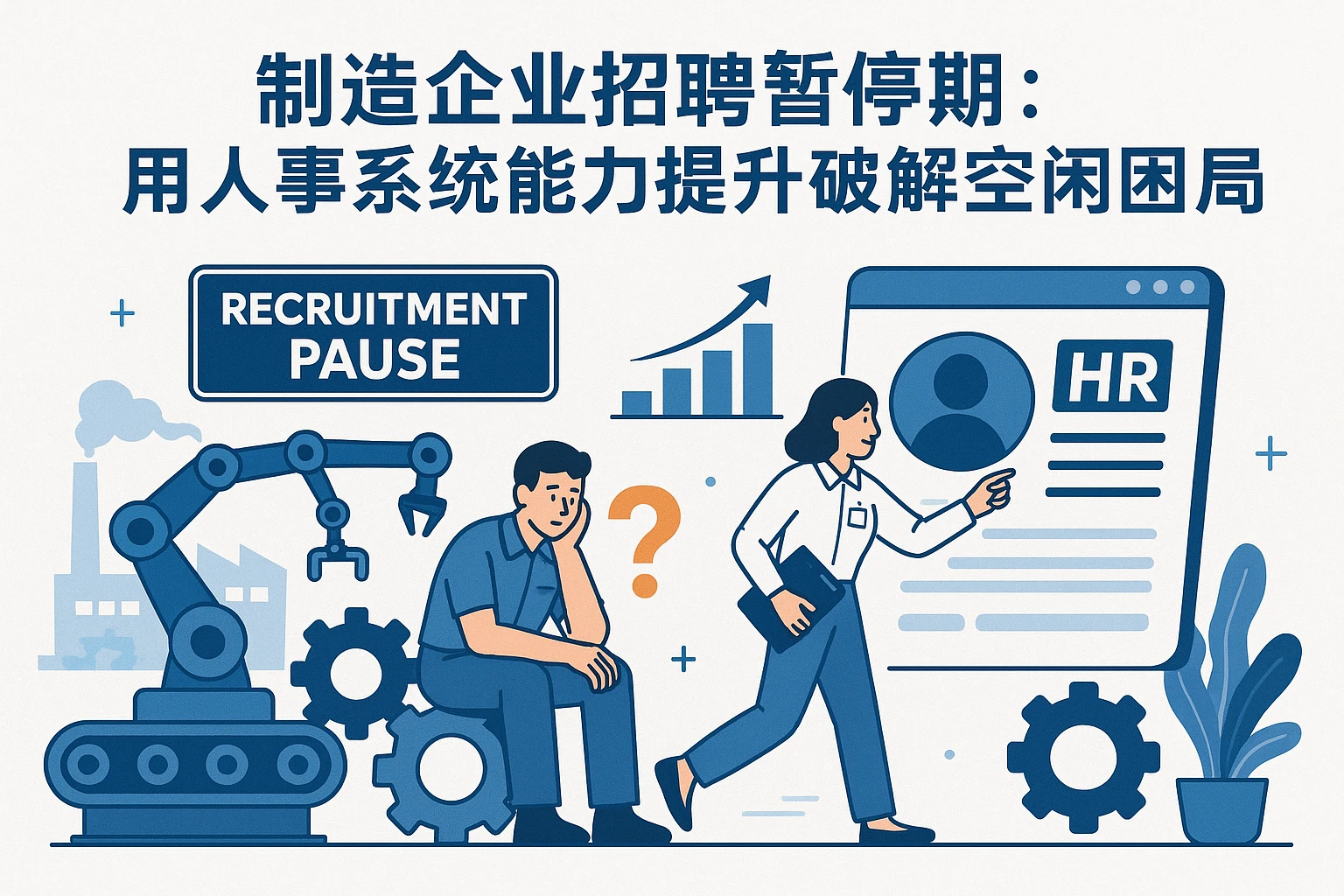 制造企业招聘暂停期：用人事系统能力提升破解空闲困局