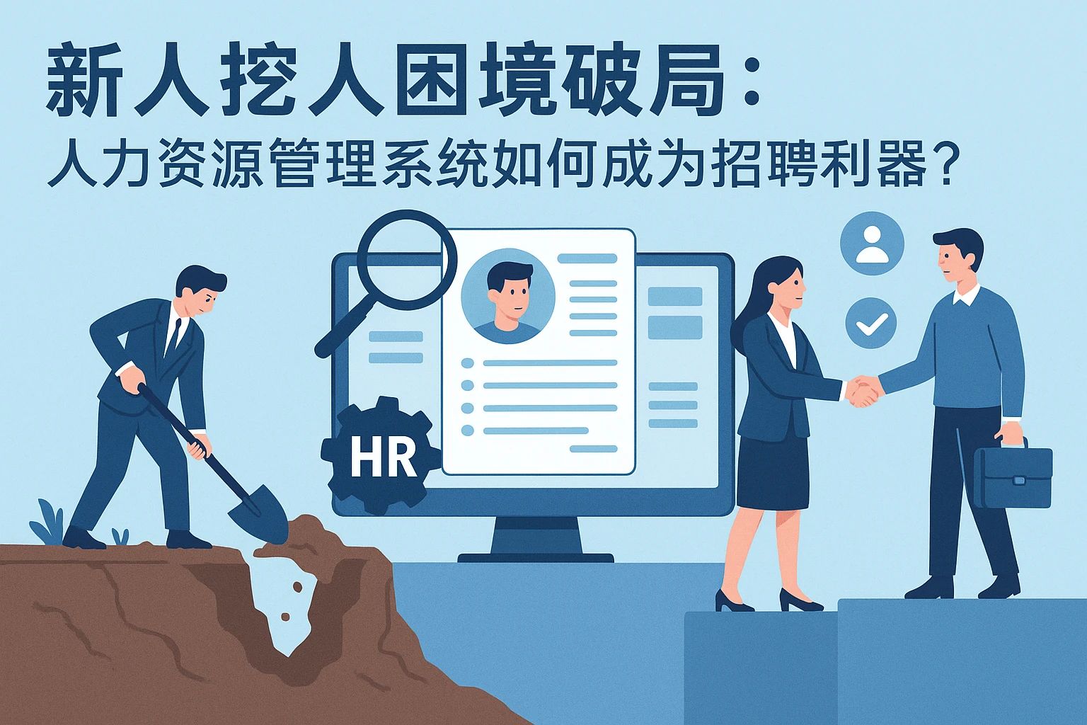 新人挖人困境破局：人力资源管理系统如何成为招聘利器？