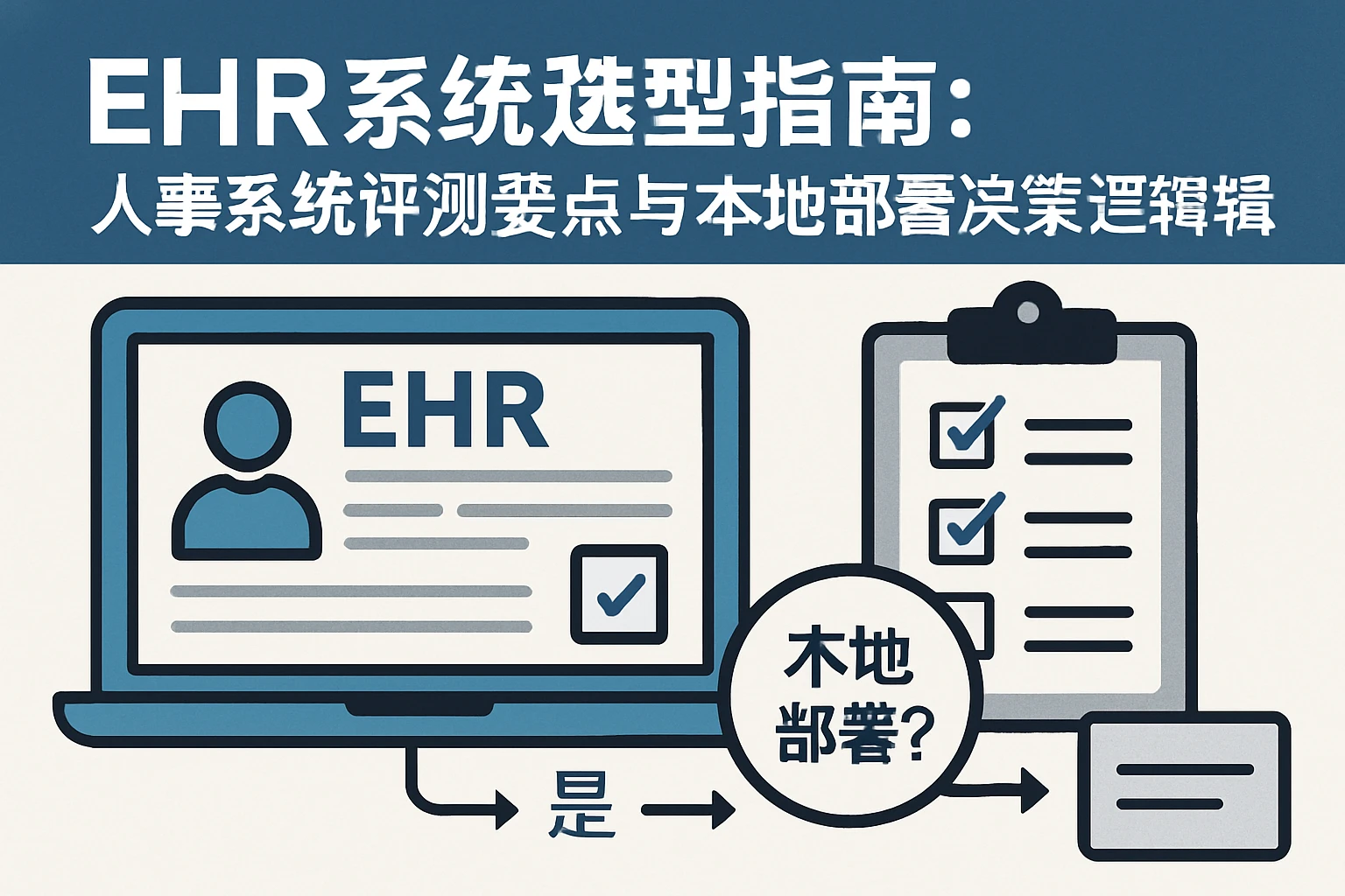 EHR系统选型指南：人事系统评测要点与本地部署决策逻辑