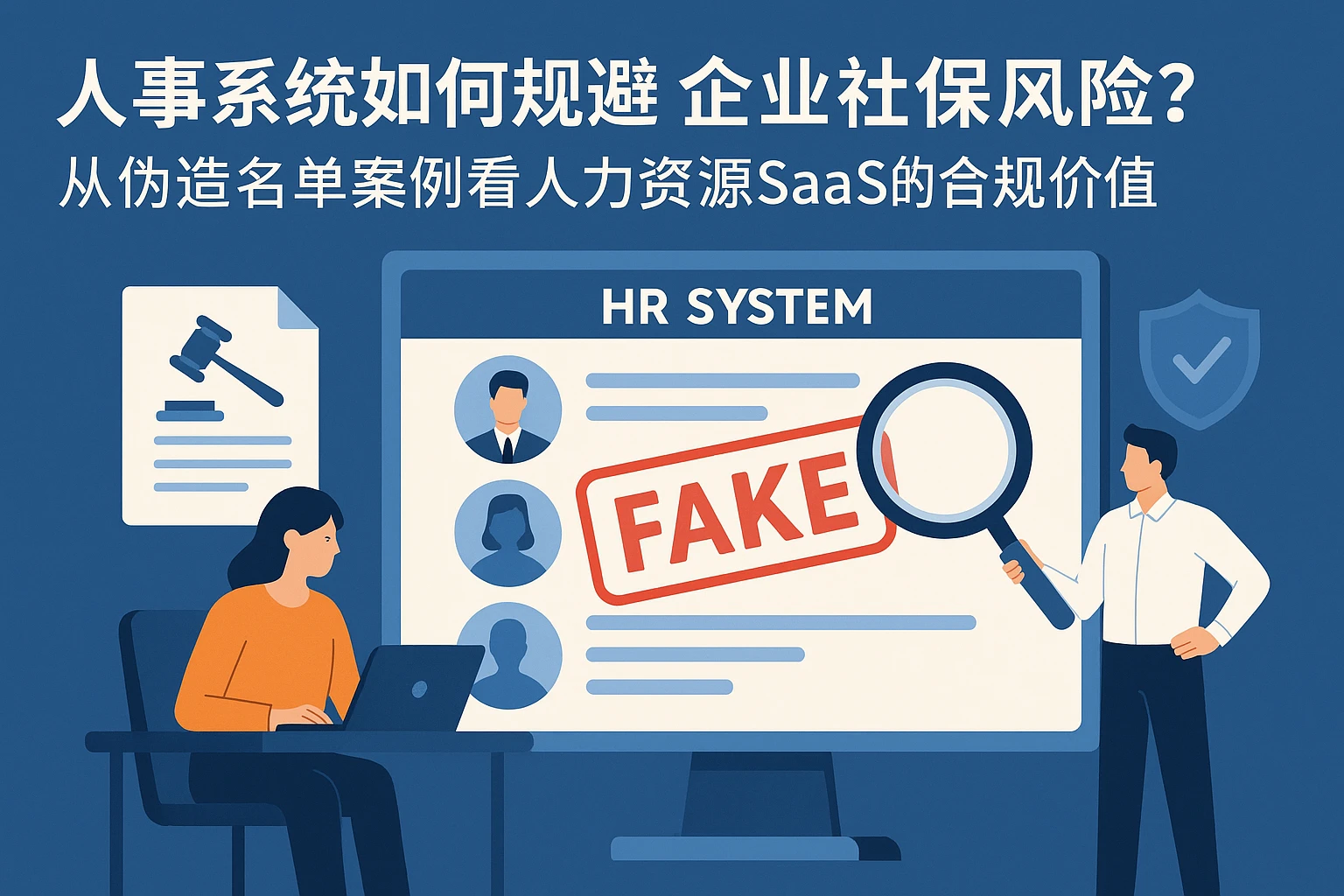 人事系统如何规避企业社保风险？从伪造名单案例看人力资源SaaS的合规价值