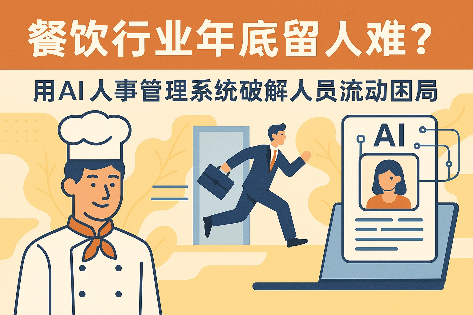 餐饮行业年底留人难？用AI人事管理系统破解人员流动困局