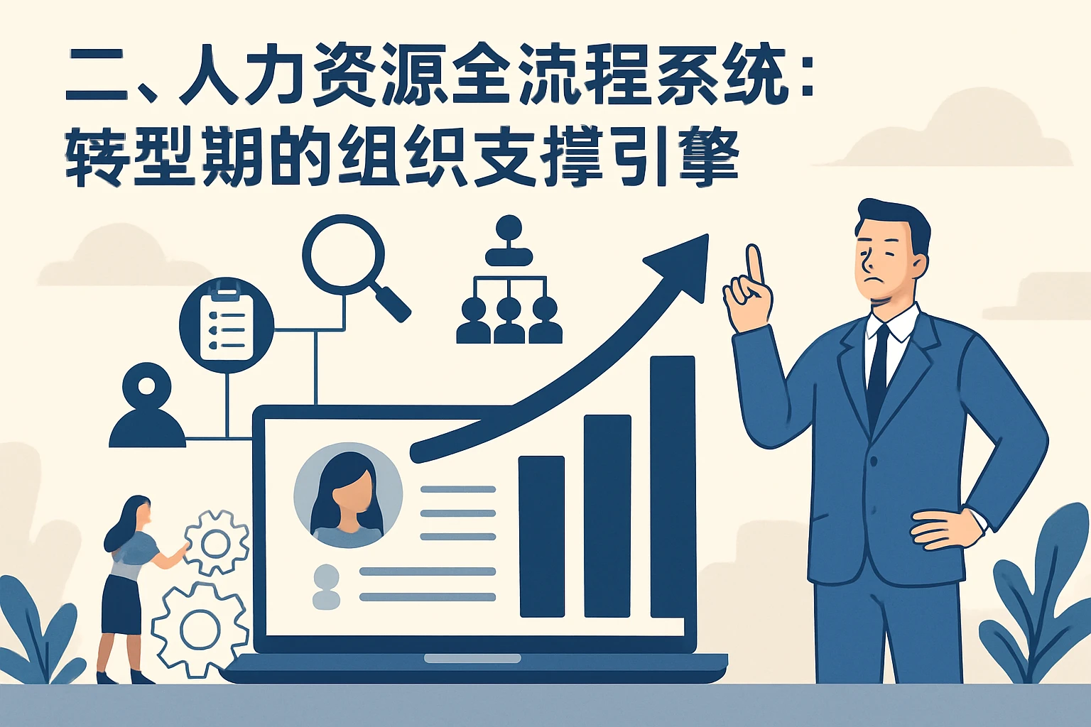 二、人力资源全流程系统：转型期的组织支撑引擎