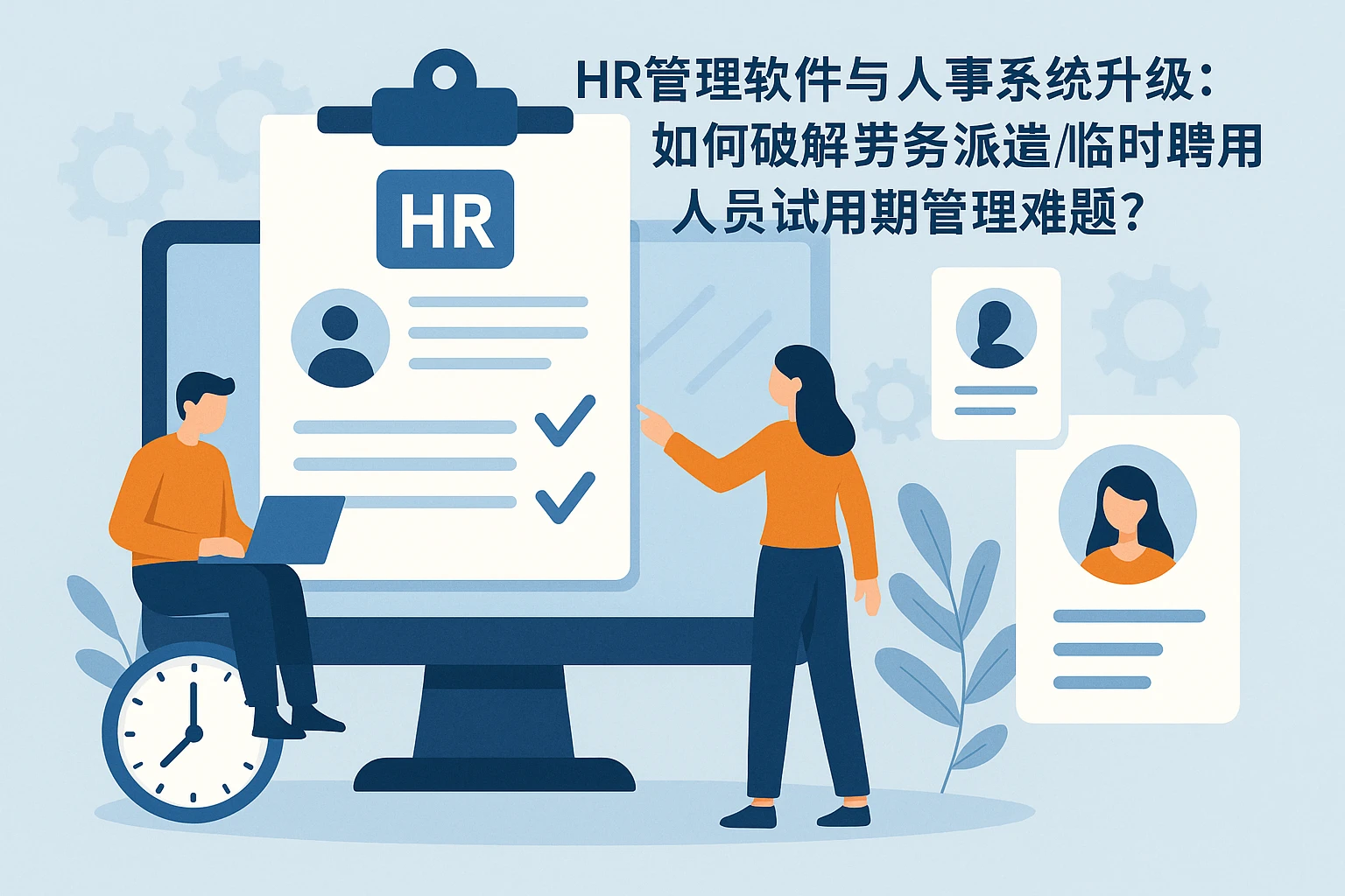 HR管理软件与人事系统升级：如何破解劳务派遣与临时聘用人员试用期管理难题？