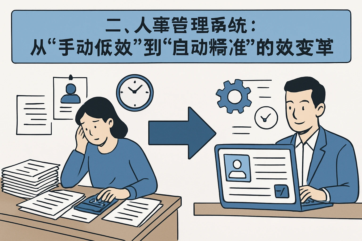 二、人事管理系统：从“手动低效”到“自动精准”的变革