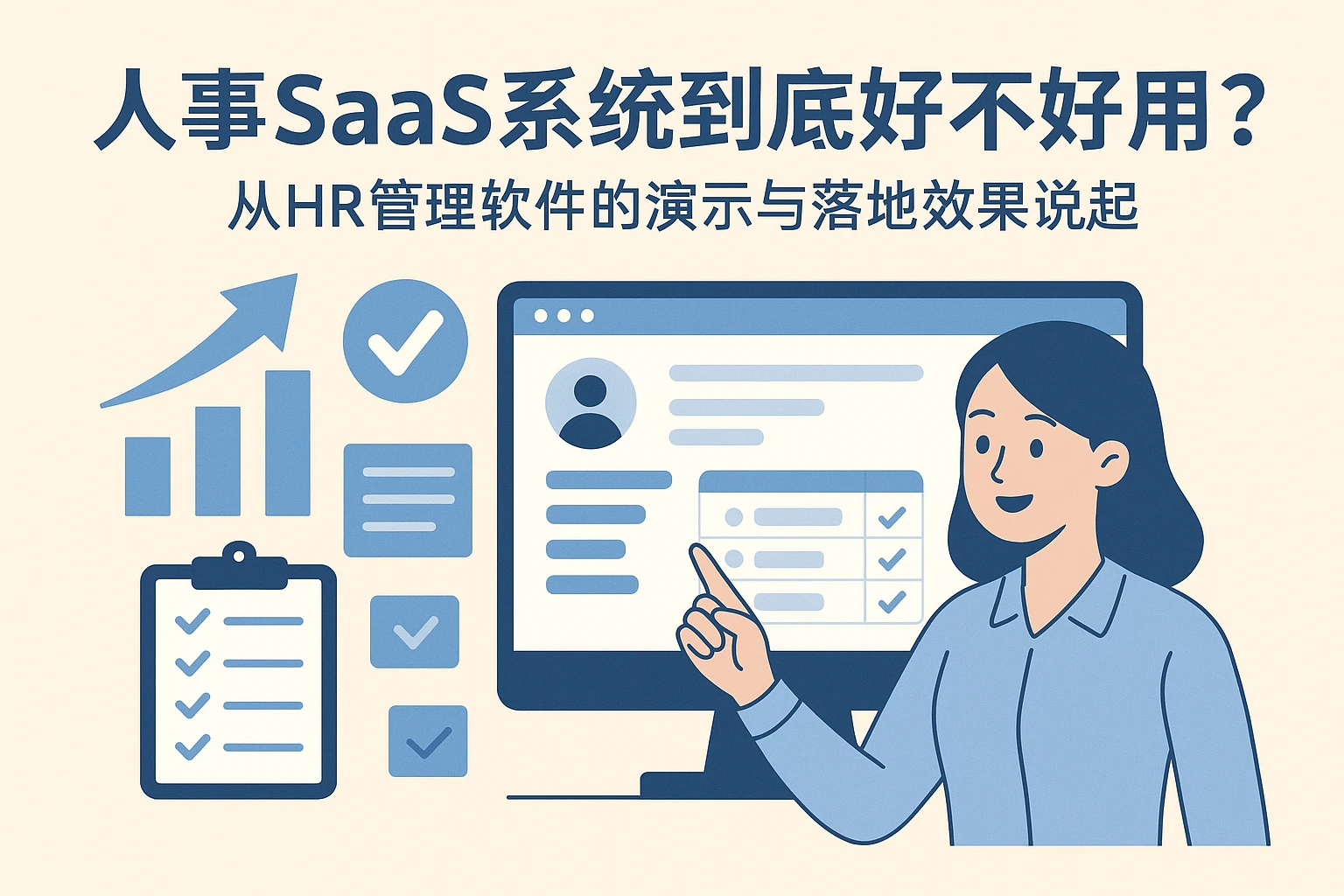 人事SaaS系统到底好不好用？从HR管理软件的演示与落地效果说起