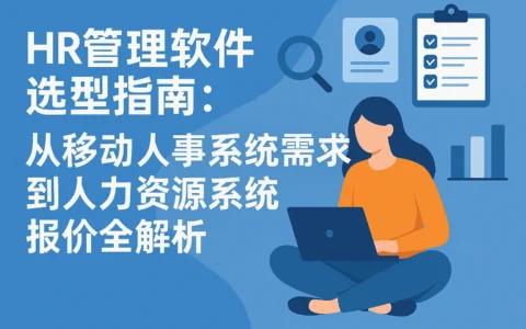 HR管理软件选型指南：从移动人事系统需求到人力资源系统报价全解析