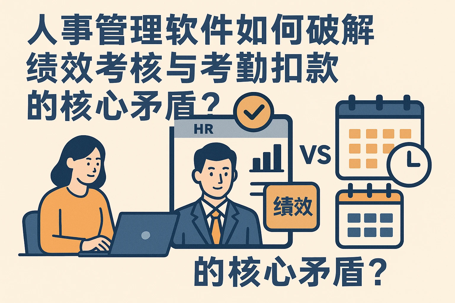 人事管理软件如何破解绩效考核与考勤扣款的核心矛盾？